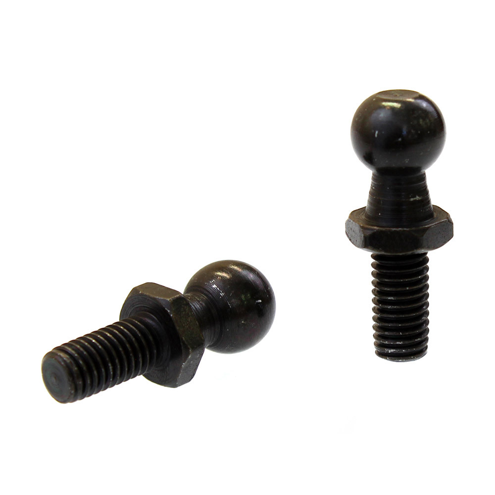 Gas strut ball stud. Ball with 13mm long thread